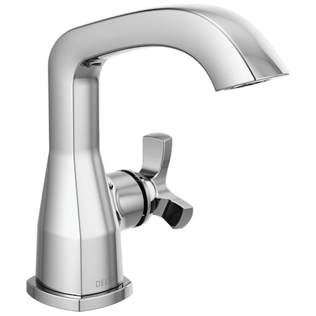 Delta Stryke Single Handle Bathroom Faucet, 6.56 in, Lumicoat Chrome 5766-PR-LPU-DST