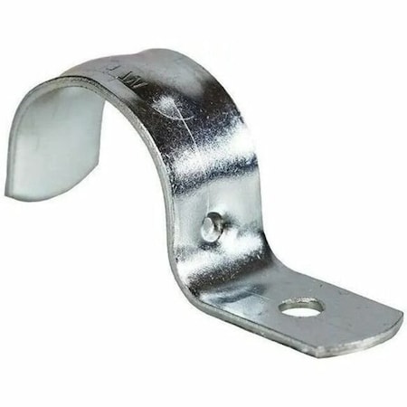 Dottie One Hole Strap, Conduit; Pipe Use, 1 in, Steel, Zinc Plated HW100