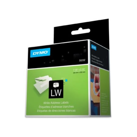 Dymo LabelWriter Address Labels, White DYM30252