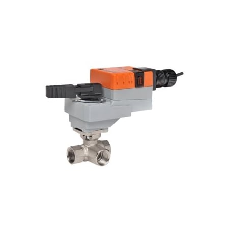 Belimo 0.5in 3W CCV 0.8cv NPT 24V NSR Mod B309+LRB24-SR-T