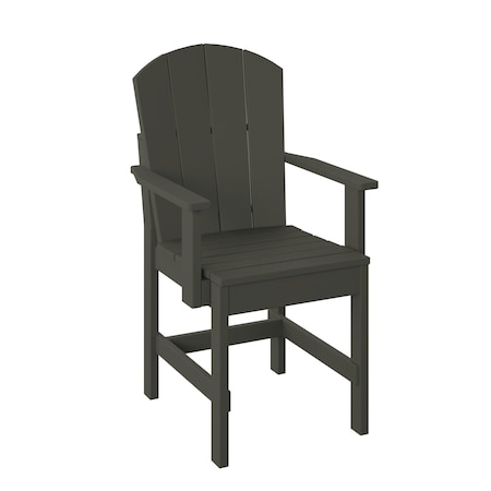 Polybird FANBACK DINING CHAIR.         COFFEE POLYBIRD P8-R