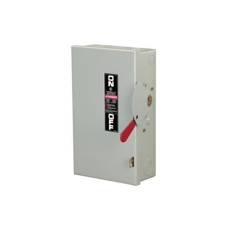 Ge Safety Switches TG 3P 60A 240V 50/60Hz 3Ph Fusible 4Wire Nema 1 Heavy Duty TG4322