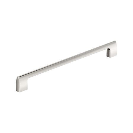 Amerock Riva 12-5/8 inch 320mm Center-to-Center Satin Nickel Cabinet Pull BP55492G10