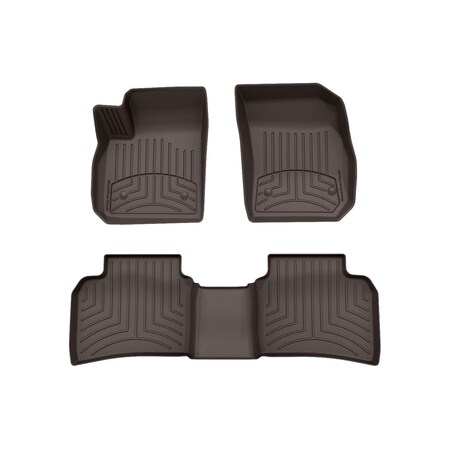 Weathertech Cocoa, Front and Rear FloorLiner HP 471501-1-2IM