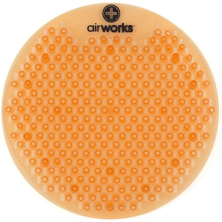 Hospeco AirWorks Splash Free Urinal Screen, Citrus Grove - Box of 10 AWSFUS231-BX