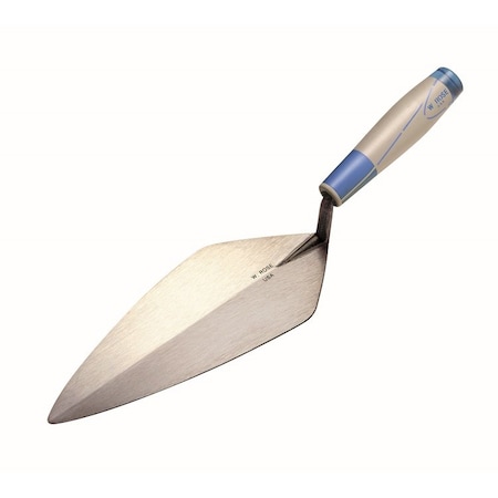 Kraft Tool 11-1/2" Limber Narrow London Brick Trowel with ProForm Soft Grip Handle RO116-11 1/2LSH