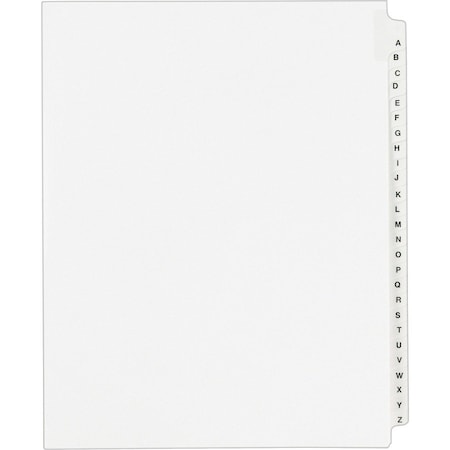 Avery Index, Legal, Sdtab, A-Z 26PK AVE01400