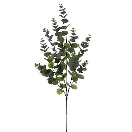 Dare2Decor 34 in. Spiral Eucalyptus Spray Flower Leaf, Green, 3PK DA3889939