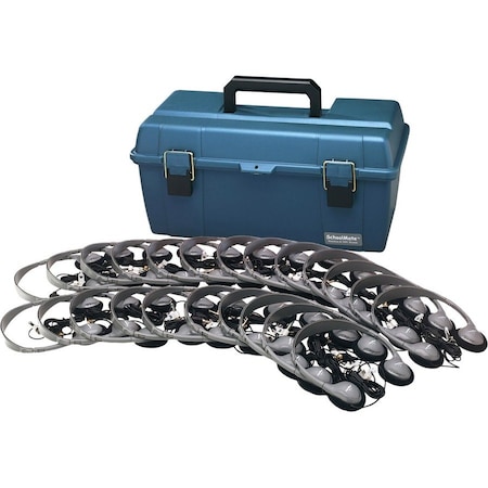 Hamiltonbuhl Hamilton Buhl Lab Pack, 24 HA2 Personal Headphones in a Carry Case LCP/24/HA2