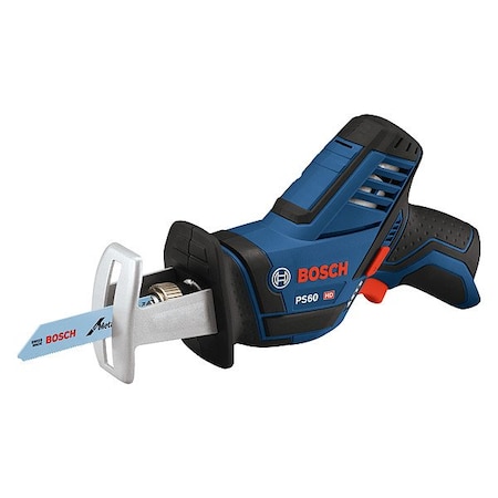 Bosch Reciprocating Saw, 0.5625 in L, 12 V DC PS60N