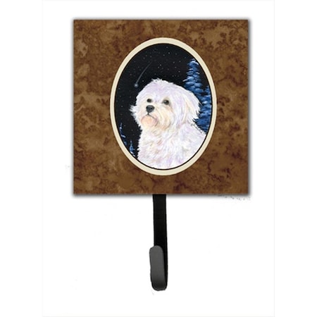 Carolines Treasures Starry Night Maltese Leash Holder Or Key Hook SS8461SH4