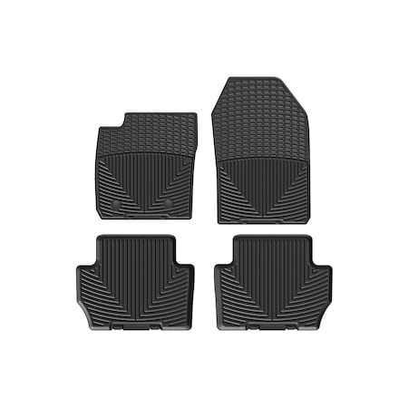 Weathertech Black, Front and Rear All Weather Floor Mats W240-W552