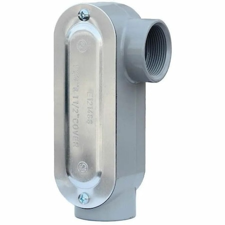 Dottie L.H. Dottie 2-1/2'' LL Threaded Conduit Body w/ Cover & Gasket LL250CG