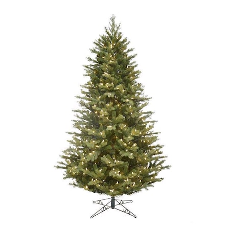 Holiday Bright Lights 1-2 Tree 9 ft. Full LED 600 ct Highland Green Spruce Color Changing Christmas T9HSWMA