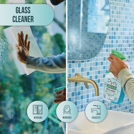 Mean Green 28 Oz. Fresh Refillable Glass Cleaner 394174