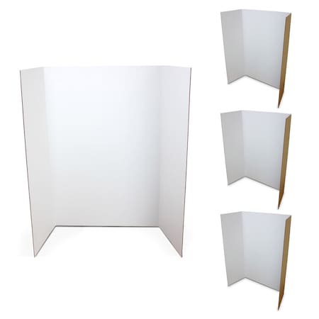 Flipside One-Ply Project Board, 36in. x 48in., White, 4PK 18042