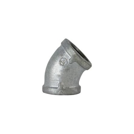 Midland Industries ELBOW 45 DEG 1/4IN FPT 1/4IN FPT IRON 64181