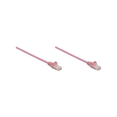 Intellinet Network Solutions 50 Ft Pink Cat6 Snagless Patch Cable 392822
