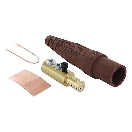 Leviton Single Pole Inline, 400 A, Male, Brown 16D24-UH