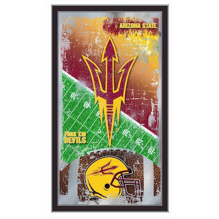 Holland Bar Stool Co Arizona State 15" x 26" Football Mirror MFtblArizSt