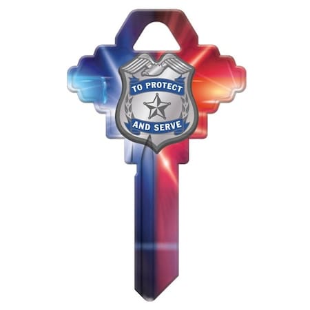 Hy-Ko Key Blank, Brass, For Schlage SC1 Keyways 15005SC1-POL