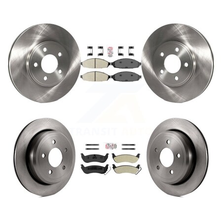 Transit Auto Front Rear Semi-Metallic Pad & Disc Brake Rotor Kit For Ford Crown Victoria Mercury Grand K8A-103531