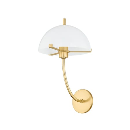 Mitzi Atala 1 Light Wall Sconce 9.75 In. Aged Brass H915101-AGB