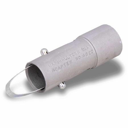 Marshalltown Push Button Handle Adapter, Female Thread Adapter, 1 3/8 inch Handle, 1 3/4 inch Handle 4820