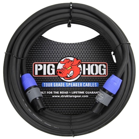 Pig Hog 25-Feet Speaker Cable, Speakon to Speakon PHSC25SPK