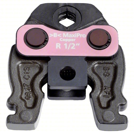 Rothenberger Press Jaw, Steel, 1/2 in Pipe Size 1000001751