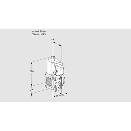 Honeywell Kromschroder VAS2-/40R/NW KS88030563