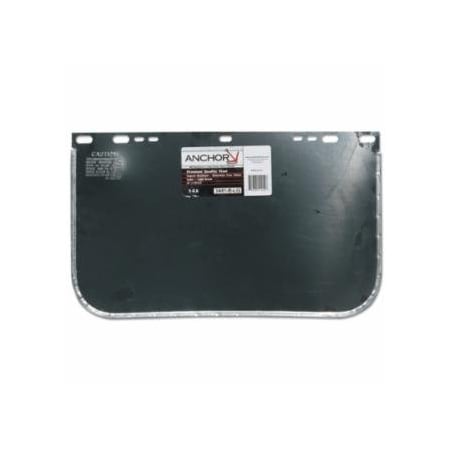 Anchor Brand Visor, Light Green, Bound, 15-1/2 in L x 9 in H, Aluminum Bound 101-3441-B-LG