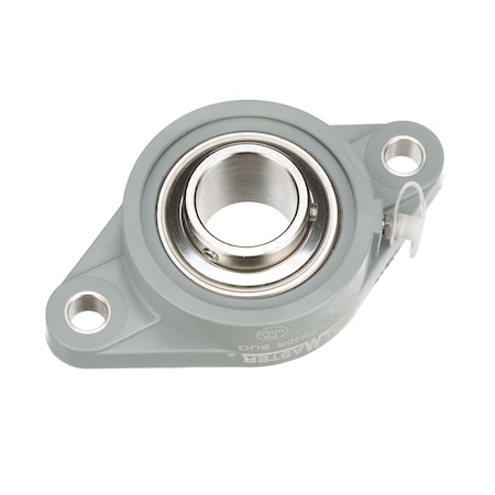 Sealmaster Mounted Composite Two Bolt Flange Ball Bearing - 52100 Bearing Steel, Phosphorus Nickel Coated CRFTC-PN20R
