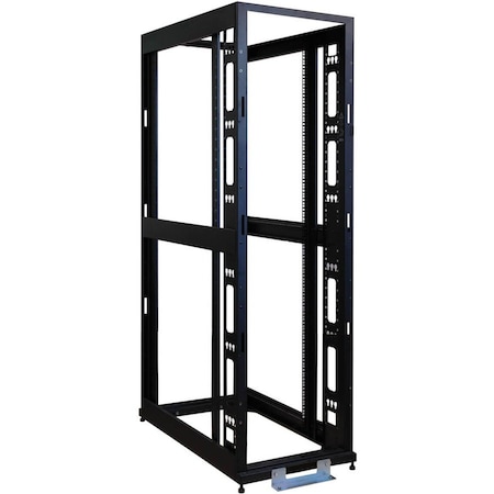 Eaton Tripp Lite Series SmartRack 48U Standard-Depth 4-Post Premium Open Frame Rack with No Sides, SR48UBEXPNDNR3