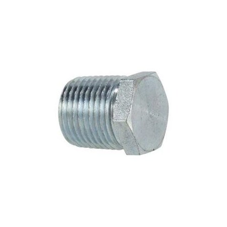 Midland Industries PLUG H HEX 1/2IN MPT STL 3000PSI 5406P8