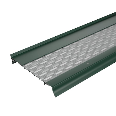 Waterlock Goldguard 6" K-Style & Box Gutters Aluminum/SS Gutter Guard, Forest Green, 35ft WG-6KS-035-FGR