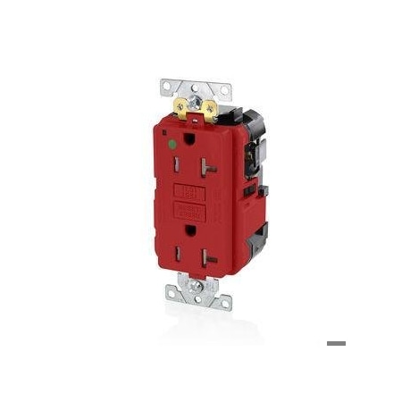 Leviton GFCI Receptacle Outlet, Hospital Grade MGFT2-HGR