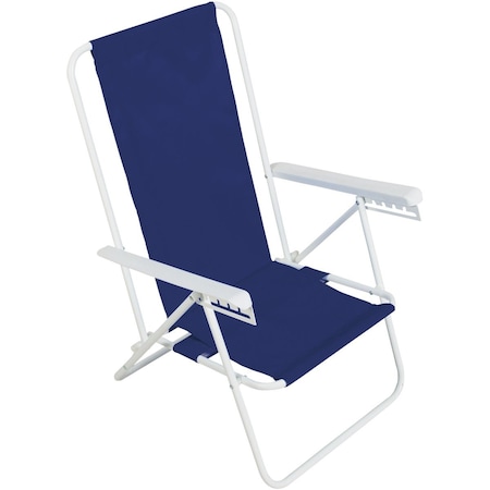 Rio Brands 6-Position Polyester Powder Coated Steel Frame Ipanema Beach Chair SC2300-220728PK6