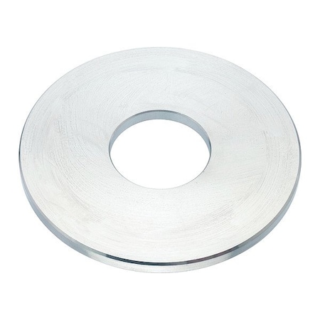Zoro Select Flat Washer, For Screw Size 1 in , Aluminum Plain Finish WASB80WAL