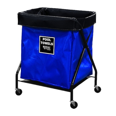Royal Basket Trucks X-Frame Hamper, 150 lb Capac., 26" L G08-BBX-XPA-3ONN
