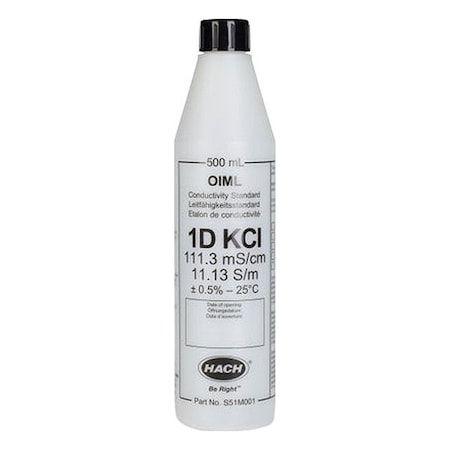 Hach Conductivity Standard Solution, 500 mL S51M001