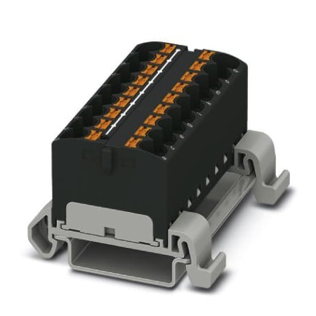 Phoenix Contact PTFIX 18X4-NS35A BK Distribution block 3273716