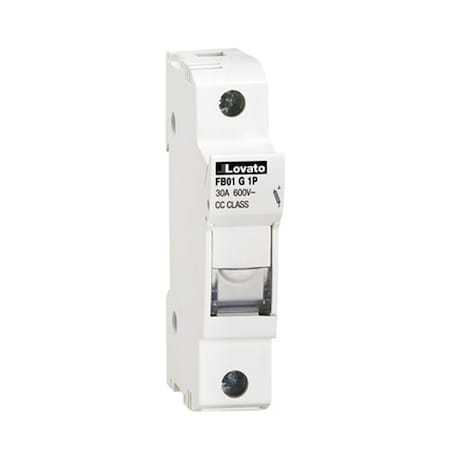 Automation Systems Interconnect Class CC Fuse Holder, DIN Mount, 1 Pole, 30A, 600V, 18-8AWG AFB01G1P
