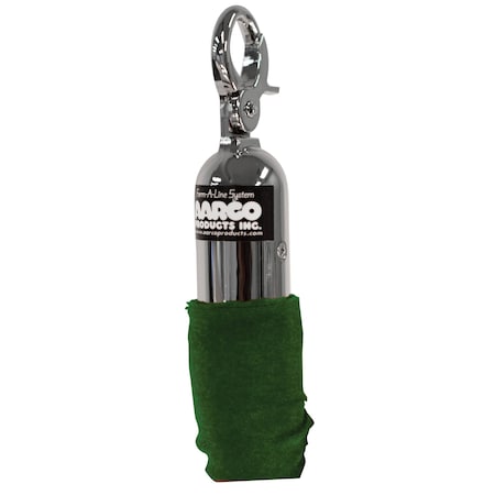 Aarco Form-A-Line Ropes, Green, Hardware Chrome, 6' Tr-86