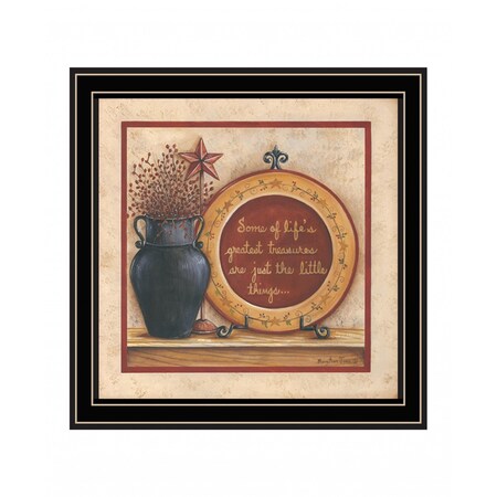 Homeroots Greatest Treasures 2 Black Framed Print Wall Art 416185