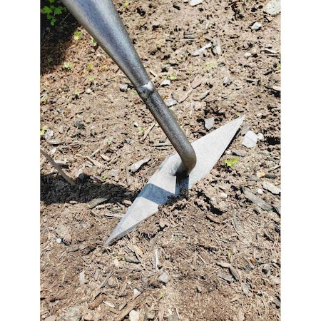 Dewitt Diamond Push Hoe Long Handle, The Ideal Long Handled Hoe for Cutting Weeds Wihtout Straining. 31-10
