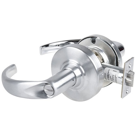 Schlage Door Lever Lockset, Steel, Non Keyed ALX40 SPA 626