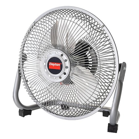 Dayton CirculatingFan, 9inDia, Silver, Plug-In 855EA3