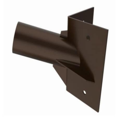 Westgate ANGLED CORNER WALL MOUNT ARM, 2-3/8in DIA, BRONZE ACC-ACM