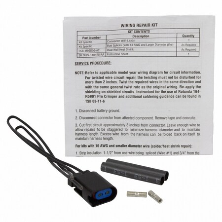 Motorcraft Hood Ajar Indicator Switch Connector, WPT1359